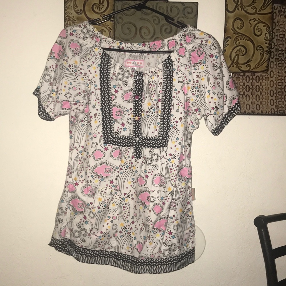 Koi Scrub Top